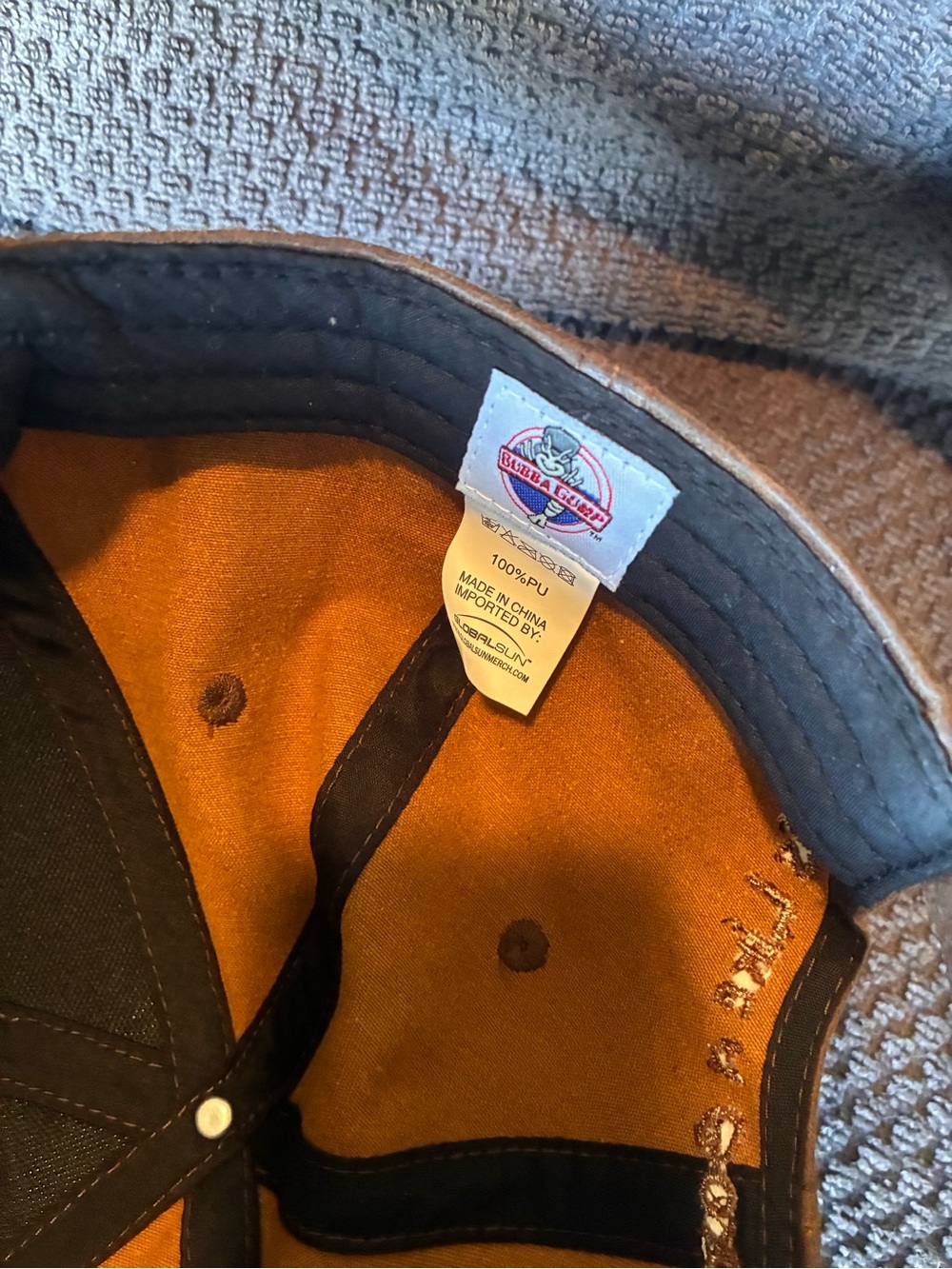 Bubba Gump Brown Leather Cap - Picture 4 of 4